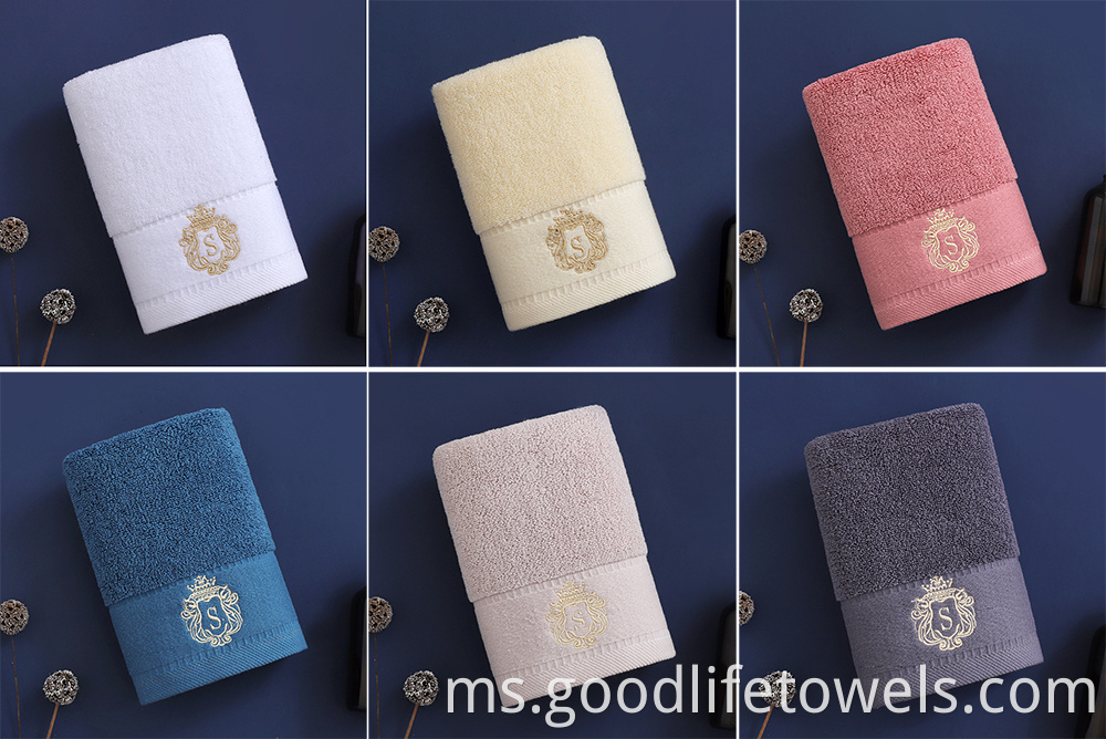 Branded Custom Embroidery Soft Cotton Hand Towels